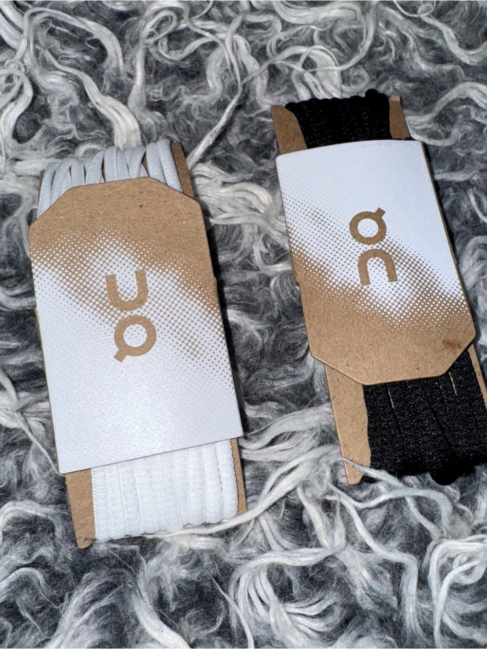 New On Running On Cloud Shoe Laces White and black set NWT